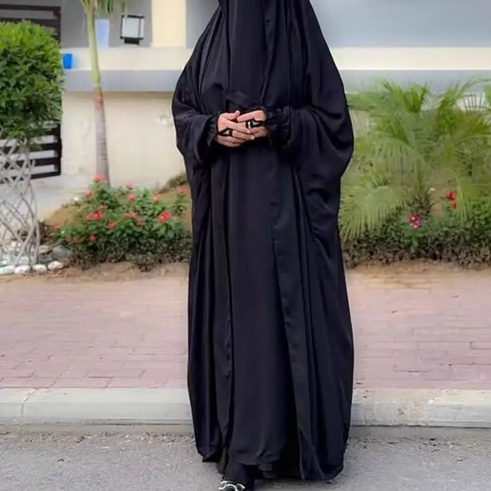 

Ид Джеллаба с капюшоном Абая женская мусульманская молитвенная одежда цельное молитвенное платье Рамадан ислам Джалабия кафтан арабский халат кафтан