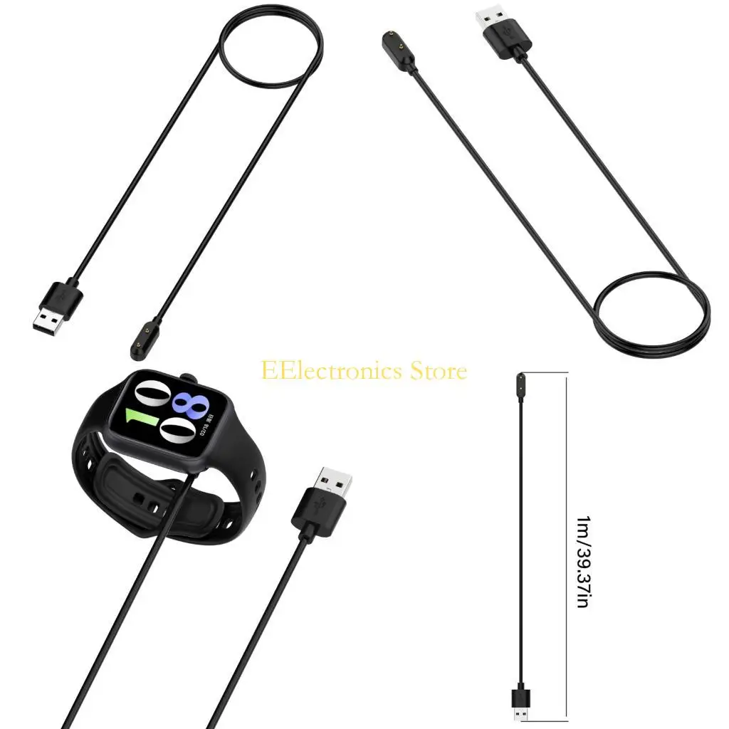 

B03C Universal Flexible USB Fast Charging Cable Wire Power Adapters For Watch GT2