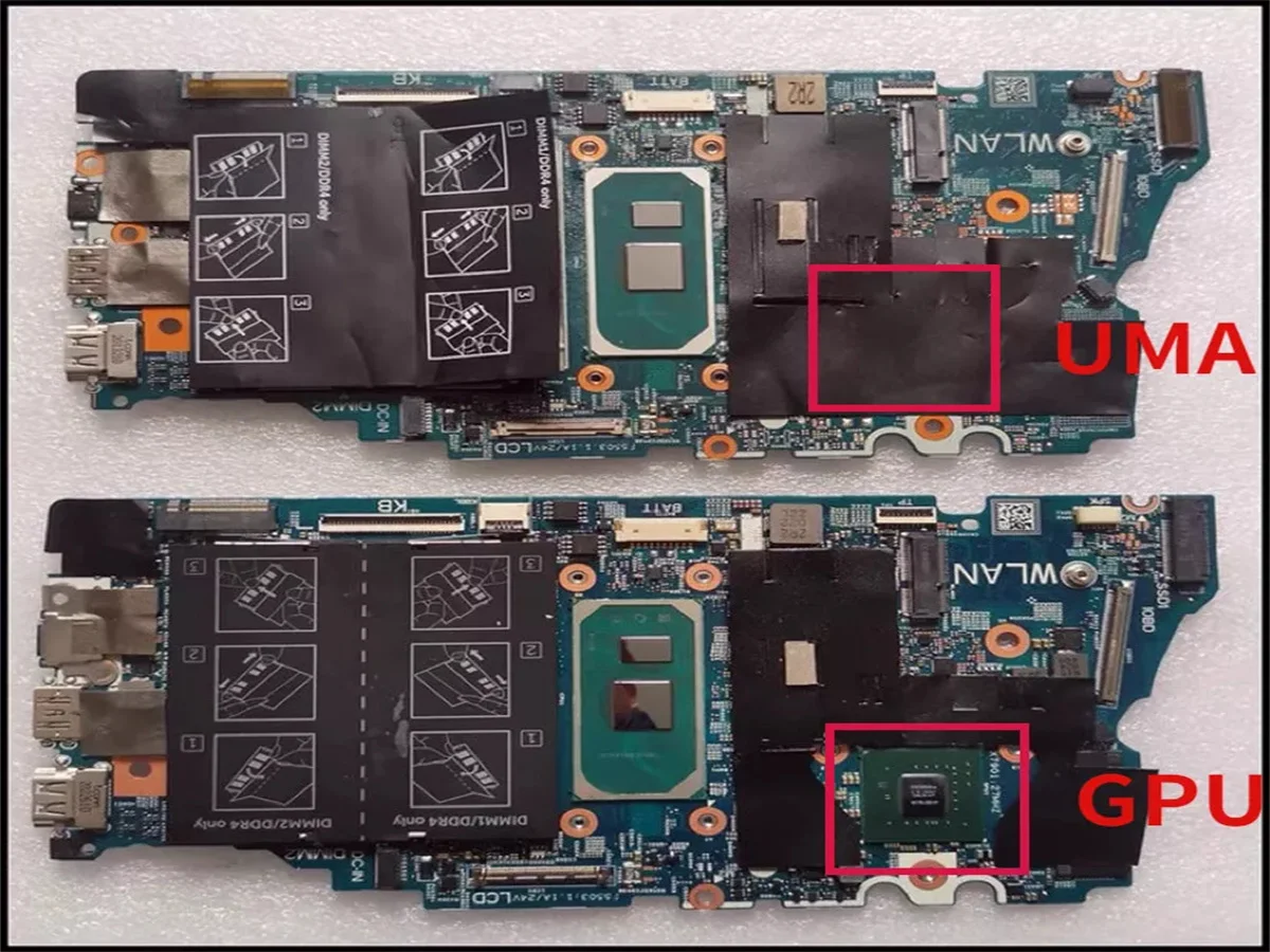 CN-09W03D For DELL Vostro V5510 Laptop Motherboard i7-11390H 213110-1 SRKSL MX450 2GB 100% Test OK