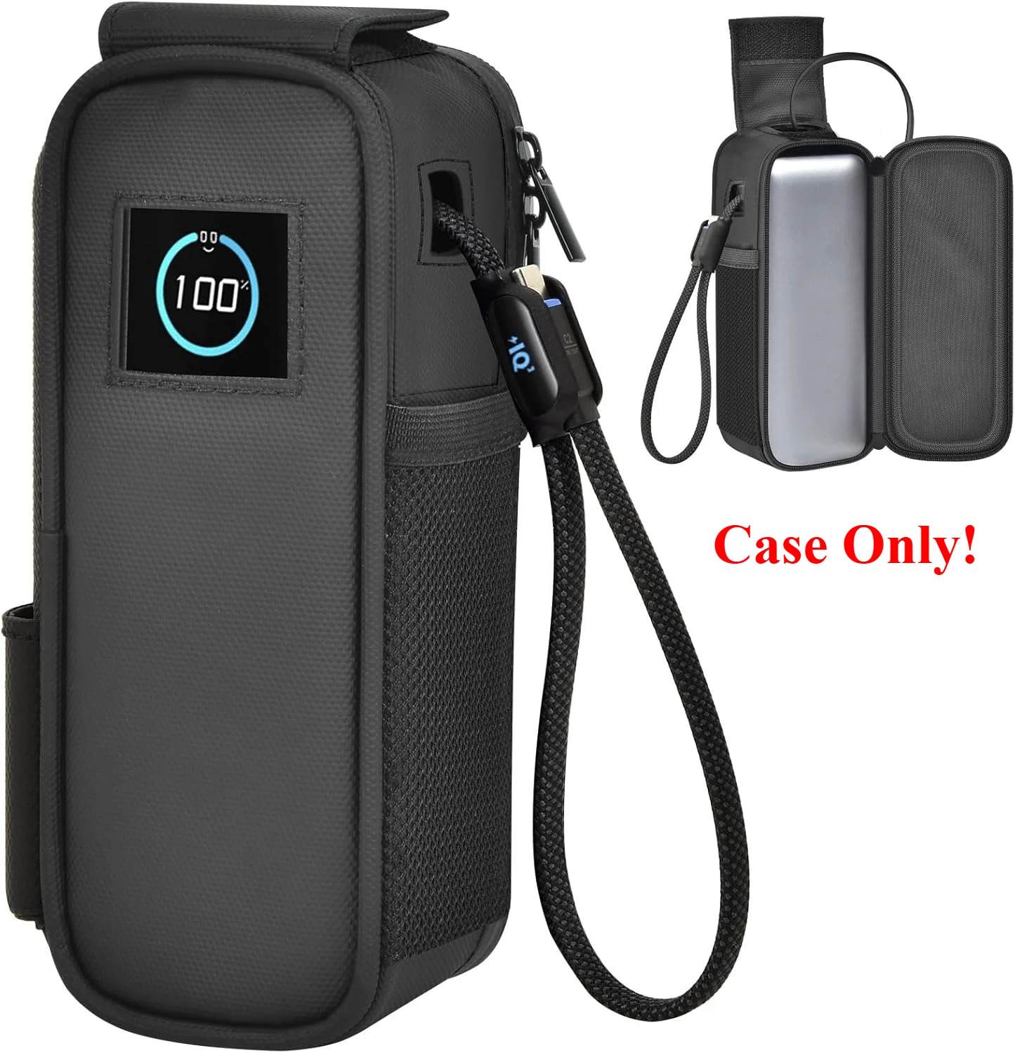 Estuche Compatible con el Banco de Energía para Portátil Anker de 25,000 mAh, Soporte de Transporte para Cargador Portátil con Tres Puertos USB-C de 100 W