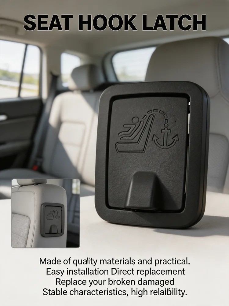 SEAT HOOK LATCH Plastic SEAT HOOK LATCH Rear Second Row 12-18 Car Accessories Car Parts Automotive Parts Vehicle Accessories