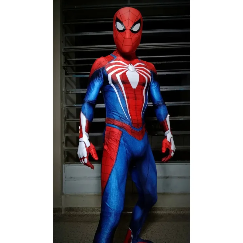 Disfraz de superhéroe para niños y adultos, traje de Halloween, PS4, Zentai, mono de cuerpo completo