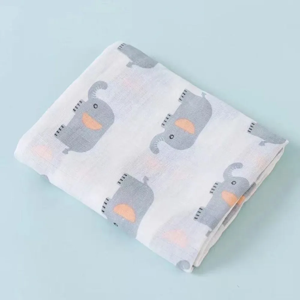 Baumwolle Baby Swaddle Decke Weiche Quick Dry Neugeborenen Decken 2-Schicht Baby Kinderwagen Decke Abdeckung Kinder Bad Handtuch Sommer