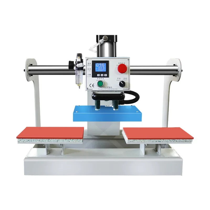 hot transfer printing label press T-shirt ironing drill