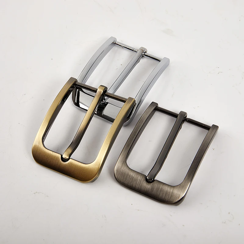 1pc 35mm Zinc Alloy Men\'s Casual Belt Buckle End Bar Heel bar Buckle Single Pin Half Buckle for Leather Craft Jeans Webbing