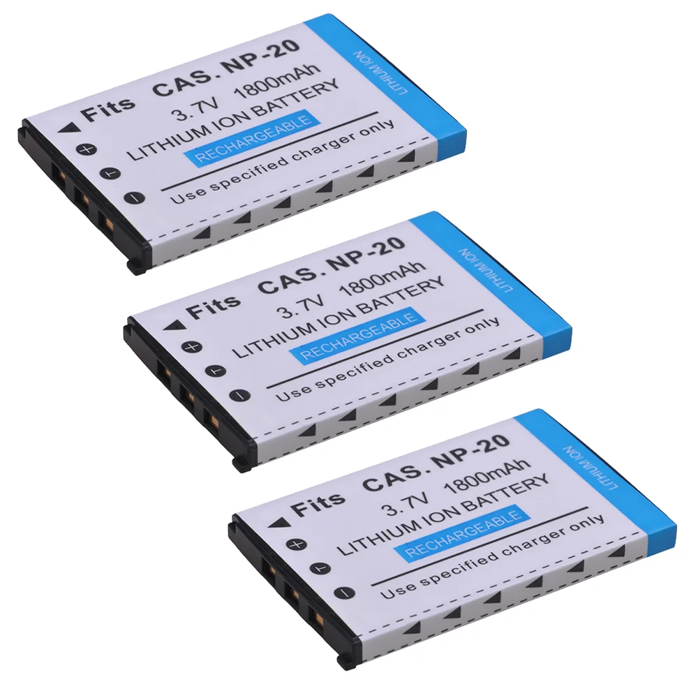 

1800mAh NP-20 Bateria NP20 Battery for Casio EX-Z7 Z8 Z11 Z60 Z65 Z70 Z75 Z77 M1 M2 M20 S1 S2 S3 S20 S100 S500 S600 S770 S880