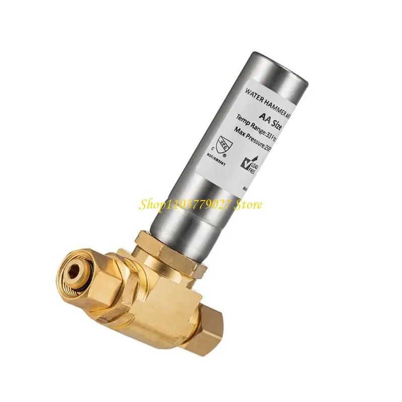 Washing Machine Dishwasher Pipe Noise Stop 3/8inch Thread Water Hammer Arrestor for Quiet Appliance Operation Enduring