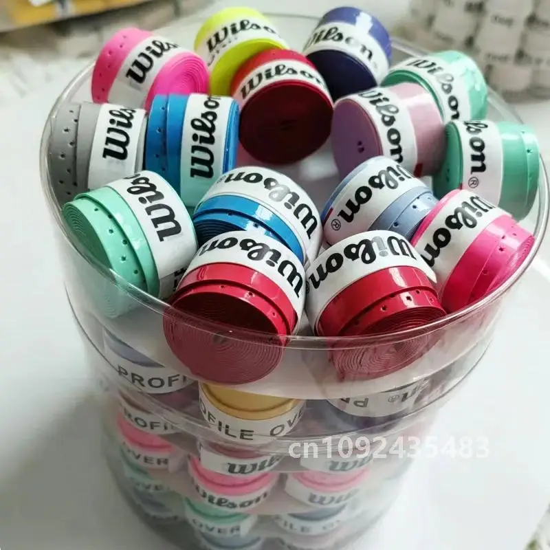 15/30/60/90/180pcs เทนนิส OverGrip เทนนิสแบดมินตันสควอชการฝึกอบรมเหงื่อดูดซับ Wraps อุปกรณ์เทนนิสแบดมินตันพาเดล