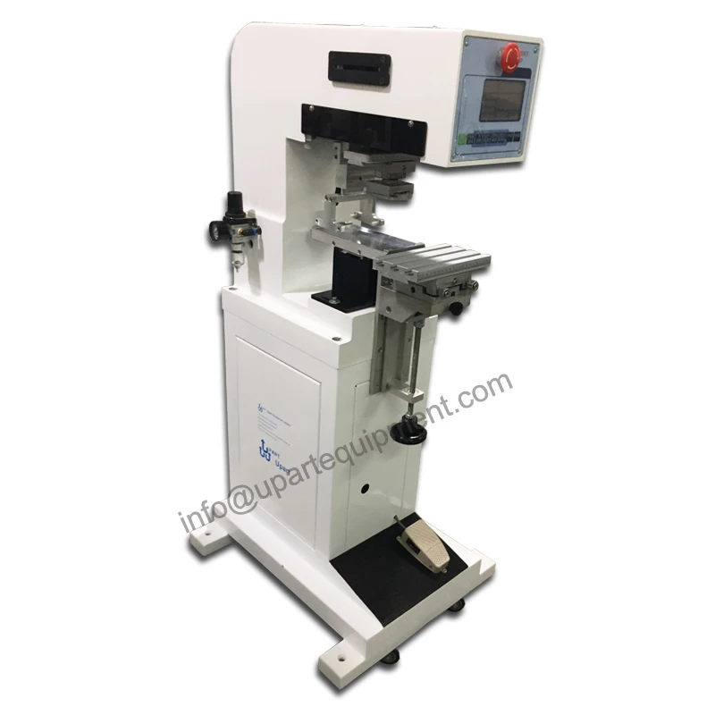 Semi Automatic Sealed Ink Cup Single Color Pad Printing Machine For Plastic Metal Ceramic Garment Label