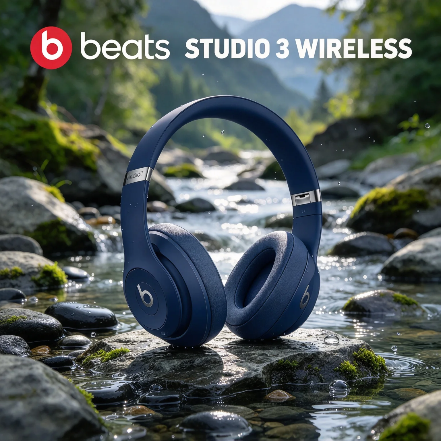 Anc Wireless Over Ear Headphones - Casque Bluetooth sans fil Beats Studio3,