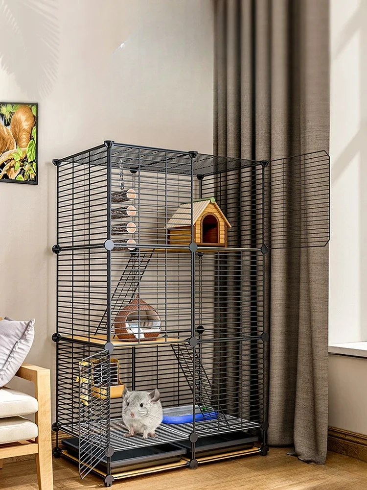 Dragon Cat Cage, Household Special Cabinet Cage, Squirrel Honey Bag, Glimmer Flower Branch Rat, Four Seasons Breeding Box, Luxur