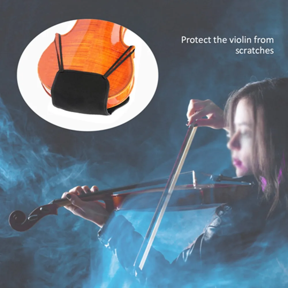 Cotton Pad Violin Chin Rest Pad​ Sponge Cover​ Chinrest Tool​ Cotton Sponge Cover Violin Fiddle Accessories