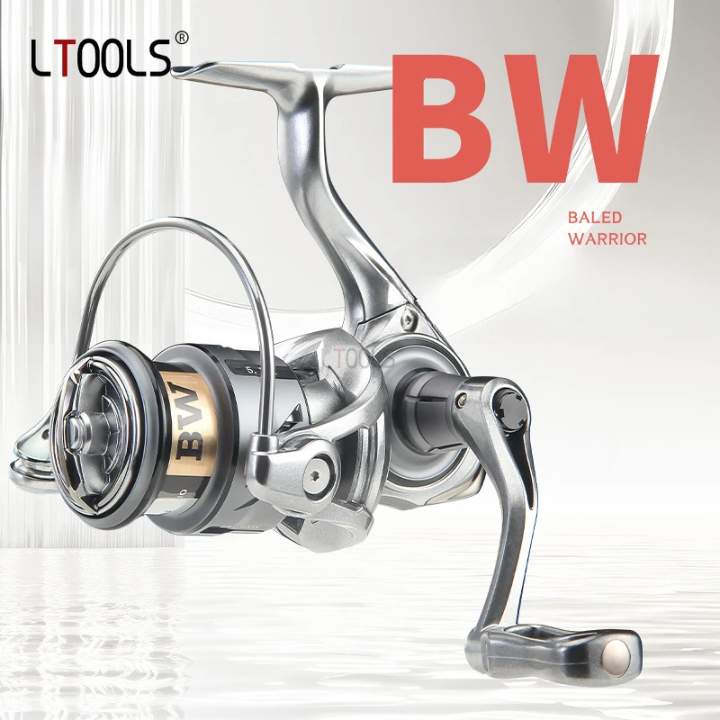 

BW1500S-2500s Carbon Lightning Spinning Fishing Reel 5.1:1 Gear Ratio 5+1BB 8KG Max Drag Saltwater Freshwater Fishing Coil