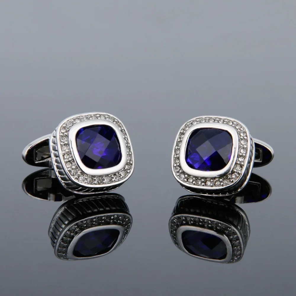 أزرار أكمام للرجال الفاخرة عالية الجودة قميص ترصيع أزرار مجموعة أفضل الهدايا لحفلات الزفاف الأعمال أزرار أكمام مجوهرات