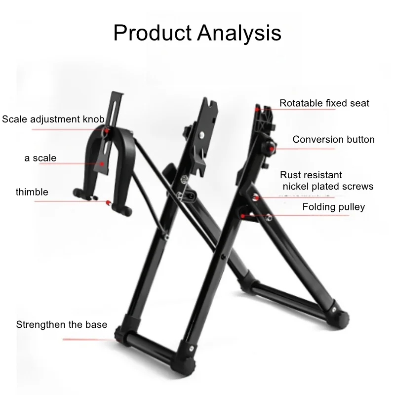 دراجة عجلة محاذاة TableRimming TableRepair ToolWheel Set StandMountain Bike عجلة HubSingle Bike AlignerRoad Bike