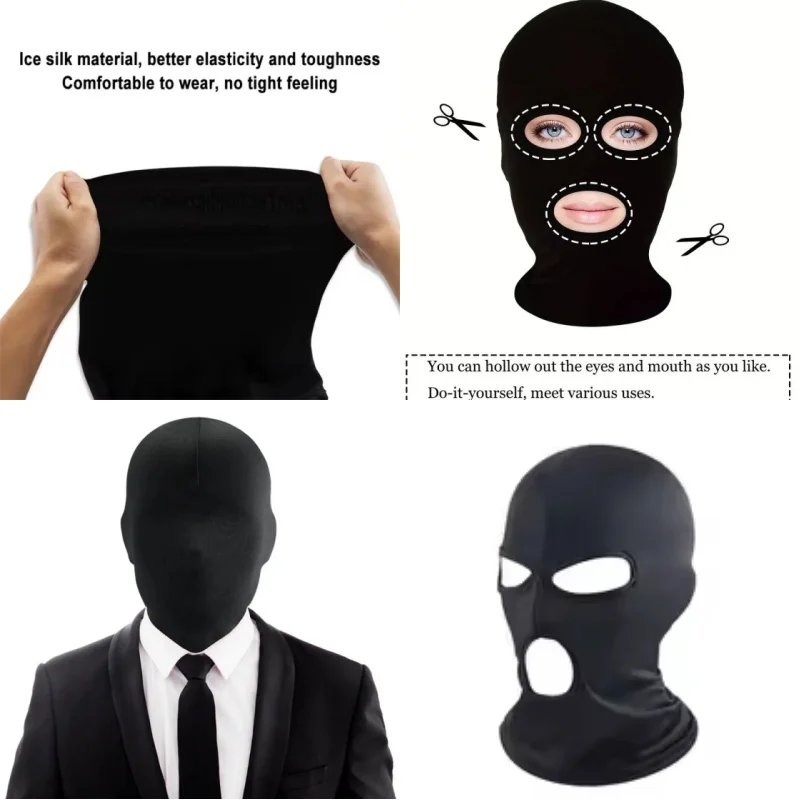 

Балаклава Мотоциклетная маска для лица Мотошлем Бандана Капюшон Лыжная шея Полнолицевая маска Ветрозащитная Пылезащитная маска для лица Мужская байкерская маска