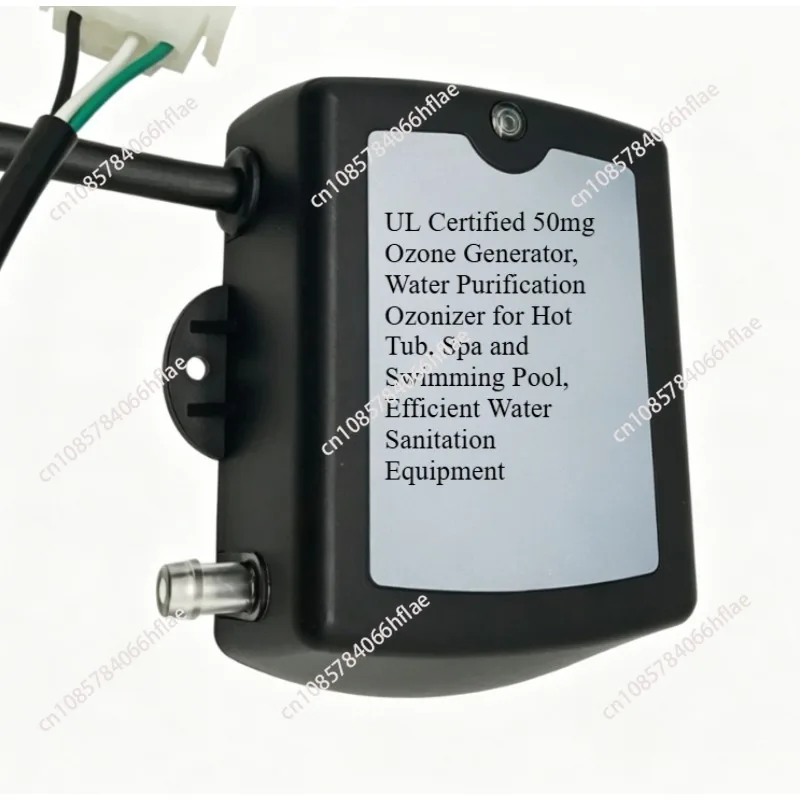 

UL Certified 50mg Ozone Generator,WaterPurificationOzonizer for Hot Tub, Spa and Swimming Pool,EfficientWaterSanitationEquipment