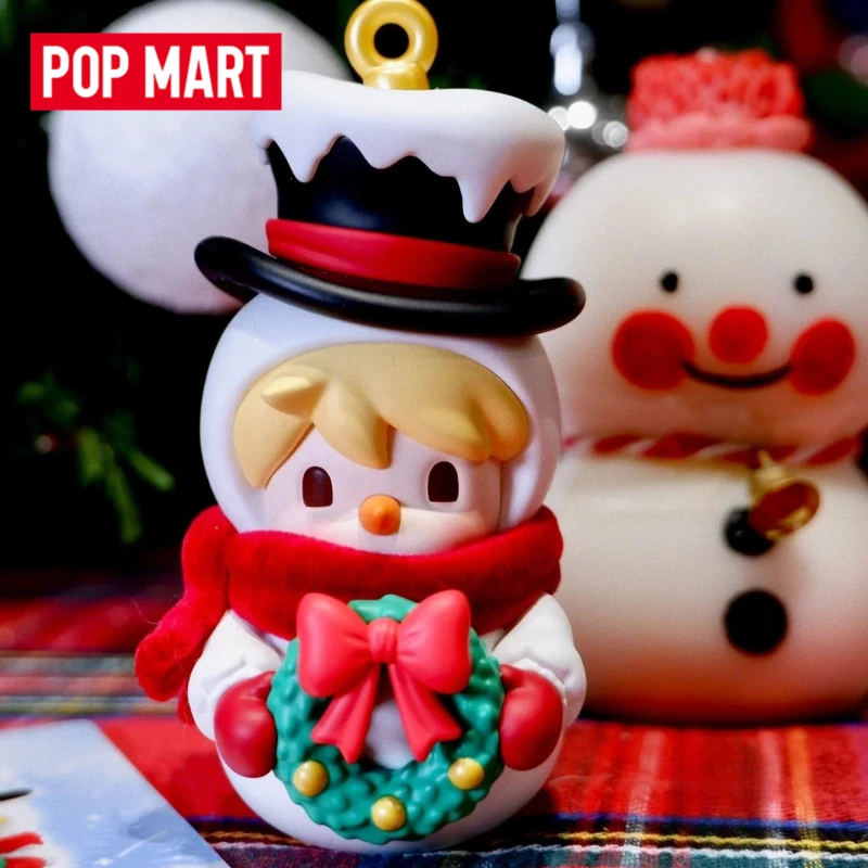 PopMart Sweet Bean Your Exclusive Holiday Blind Box Cute Anime Figure Pendant Ornament Collect Model Toy Surprise Christmas Gift