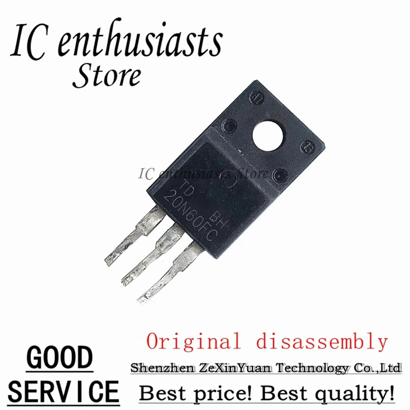 10PCS 20N60FC 20A 650V TO-220 Original disassembly