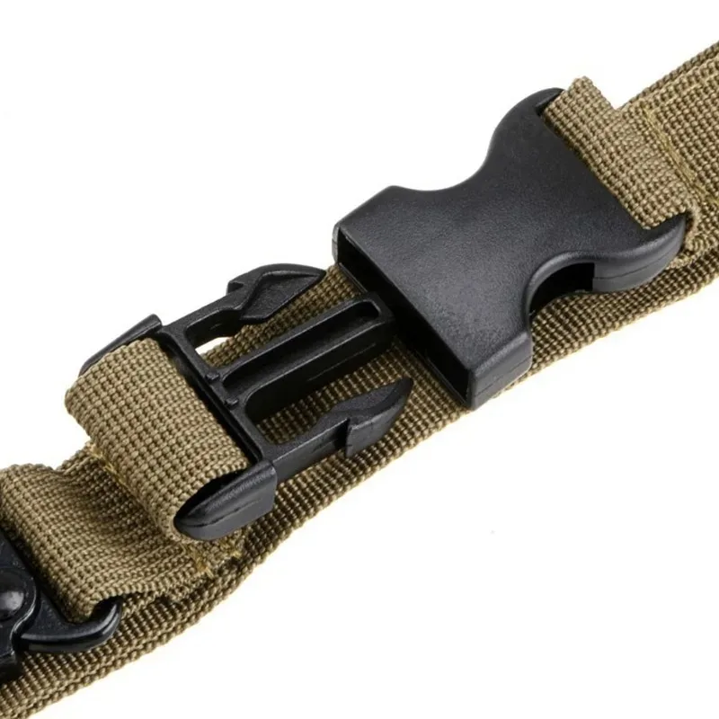 في الهواء الطلق 3 نقطة حبال حزام الكتف قابل للتعديل في الهواء الطلق بندقية الرافعة حزام الكتف مشبك معدني حزام الصيد #5