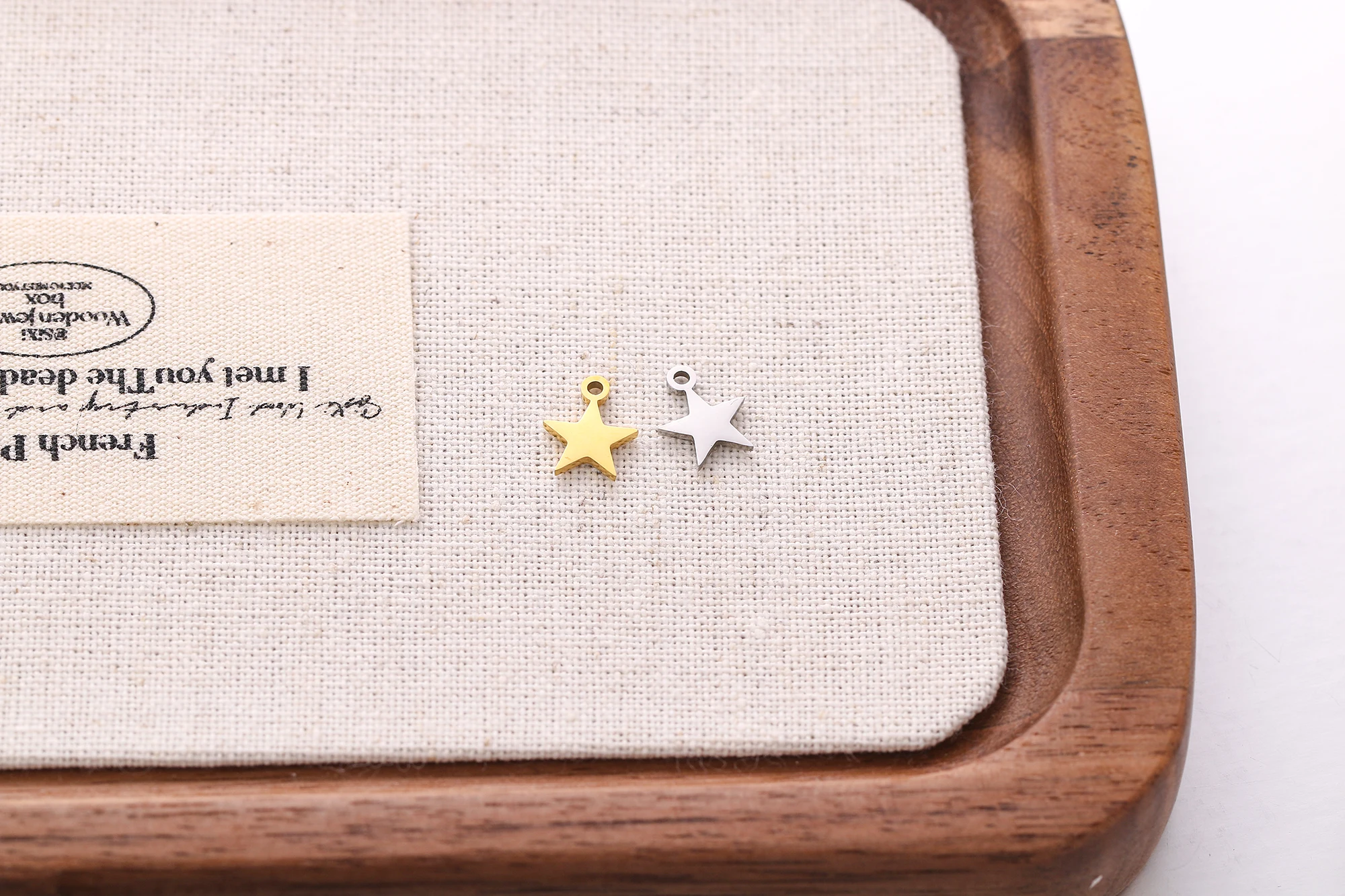 5 teile/los Edelstahl Stern Mond Schießen Sterne Blitz Kleine Charms DIY Halskette Armband Ohrringe Schmuck Machen Liefert – Detail 3