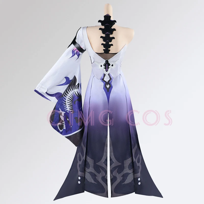 Acheron Cosplay Französisch Dienst mädchen Kostüm Honkai Star Rail Karneval Uniform Perücke Anime Halloween Kostüme Männer Spiel