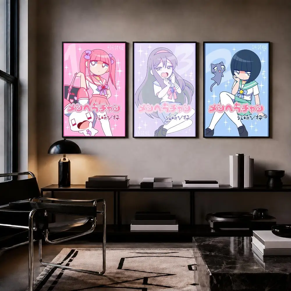 Character M-Menhera Chan Poster Trendy HD PP Paper Waterproof Wall Art Print for Bedroom Living Room Decor