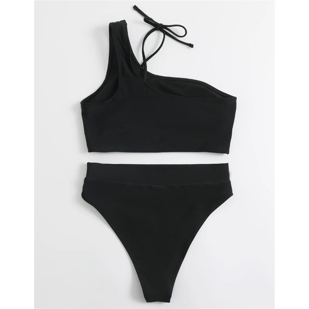 Sexy Badeanzug mit Ausschnitt im Bauchbereich, Damen-Bikini mit hoher Taille, zweiteiliges Bikini-Set, Badebekleidung, Damen-Badeanzug V2549 – Detail 27
