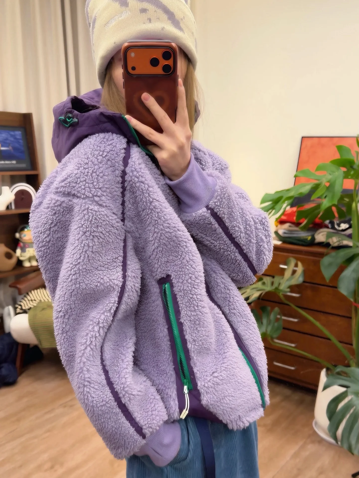 

Легкая зимняя куртка из овечьего флиса и хлопка для мужчин и женщин, утепленная, с подкладкой из овечьего меха