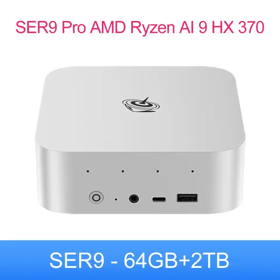 Beelink SER9 PRO AMD Ryzen AI 9 HX370 Powerful AI PC DDR5 Mini