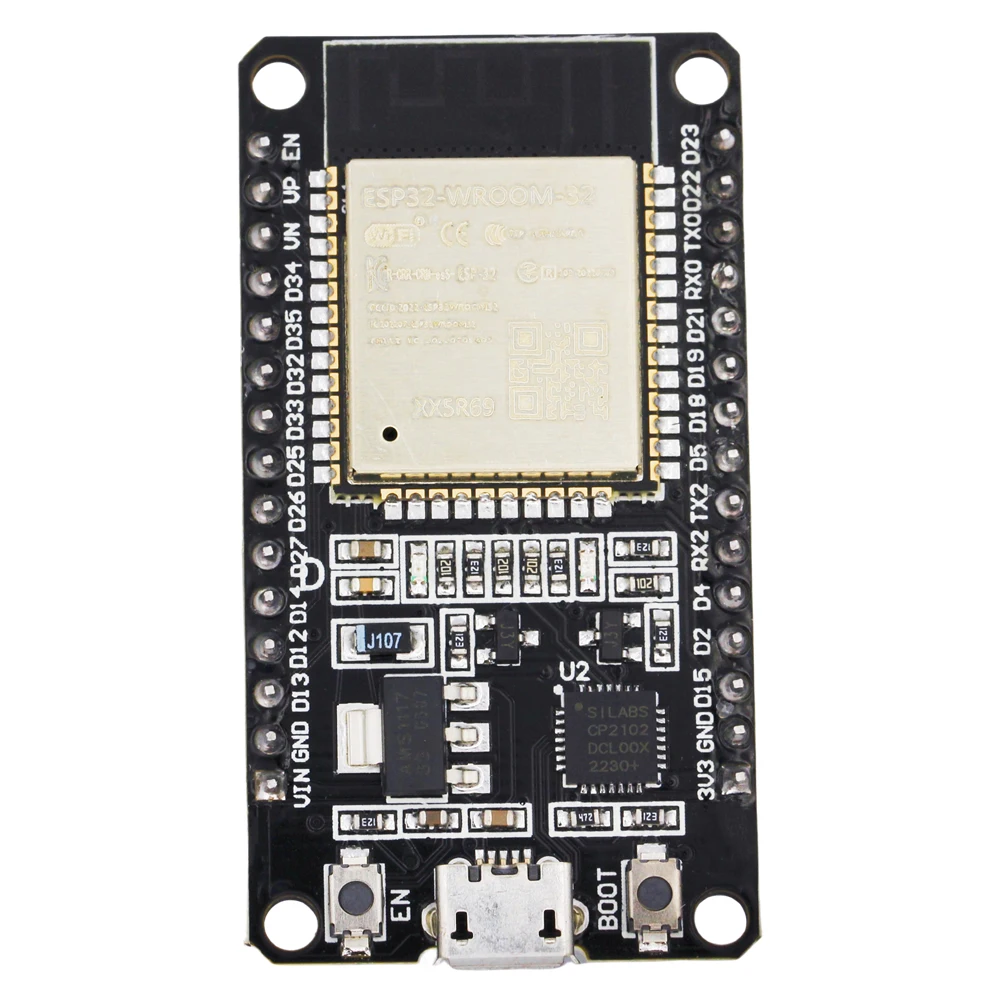 ESP-WROOM-32 ESP32 CP2102 Development Board Module Wireless WiFi +Bluetooth-compatible Dual Core 2.4GHz RF Development Board