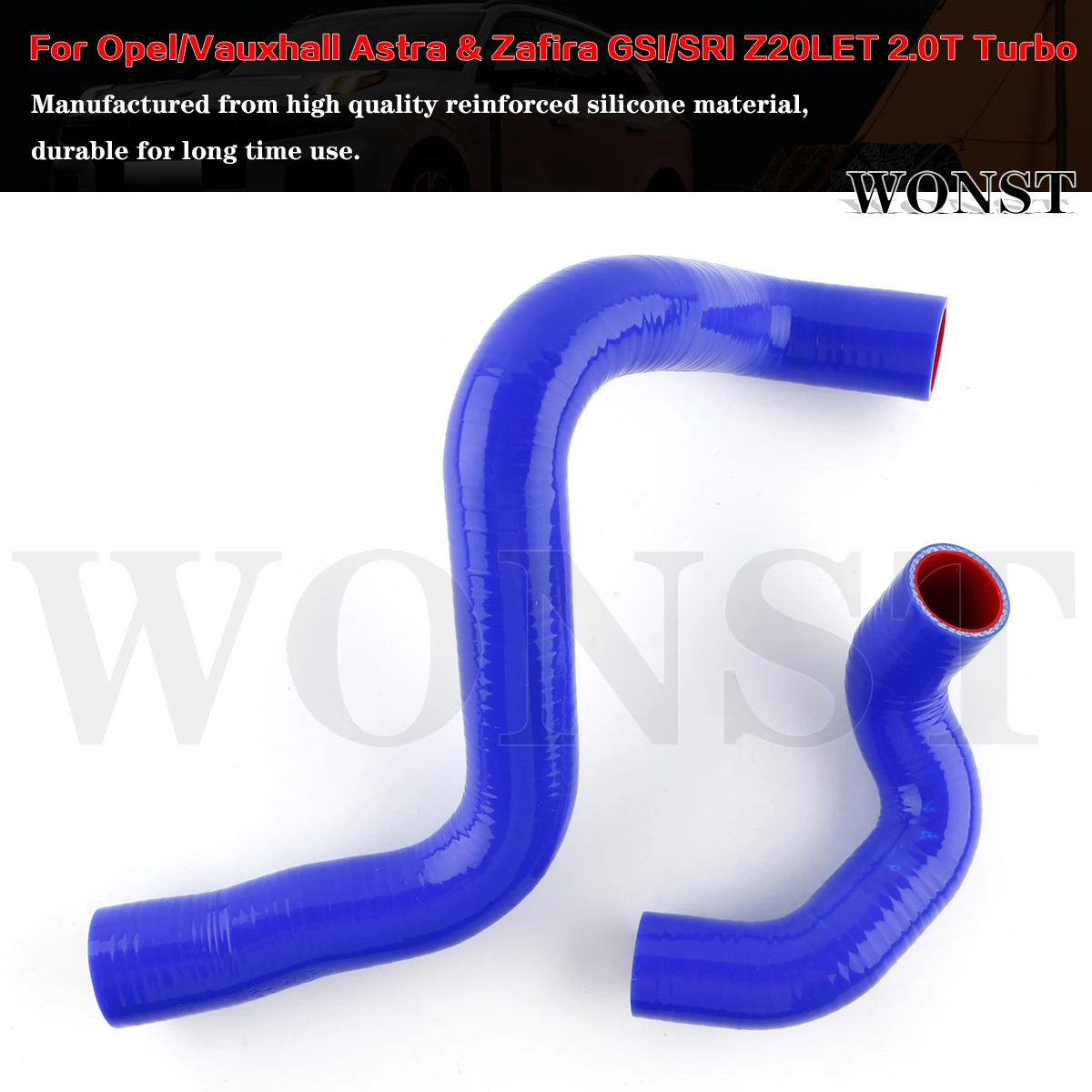High Performance Reinforced Silicone Radiator Coolant Hose Kit For Opel/Vauxhall Astra & Zafira GSI/SRI Z20LET 2.0T Turbo