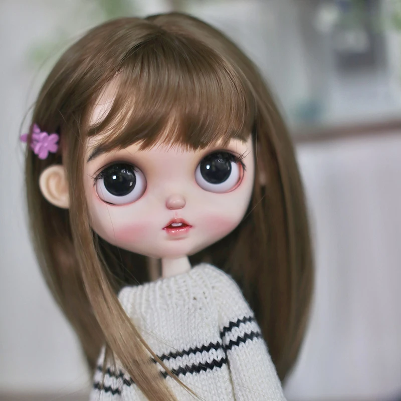 Peluca Blyth, accesorios para muñecas, pelucas para muñecas de juguete, pelo de muñeca Blyth, Material de piezas DIY