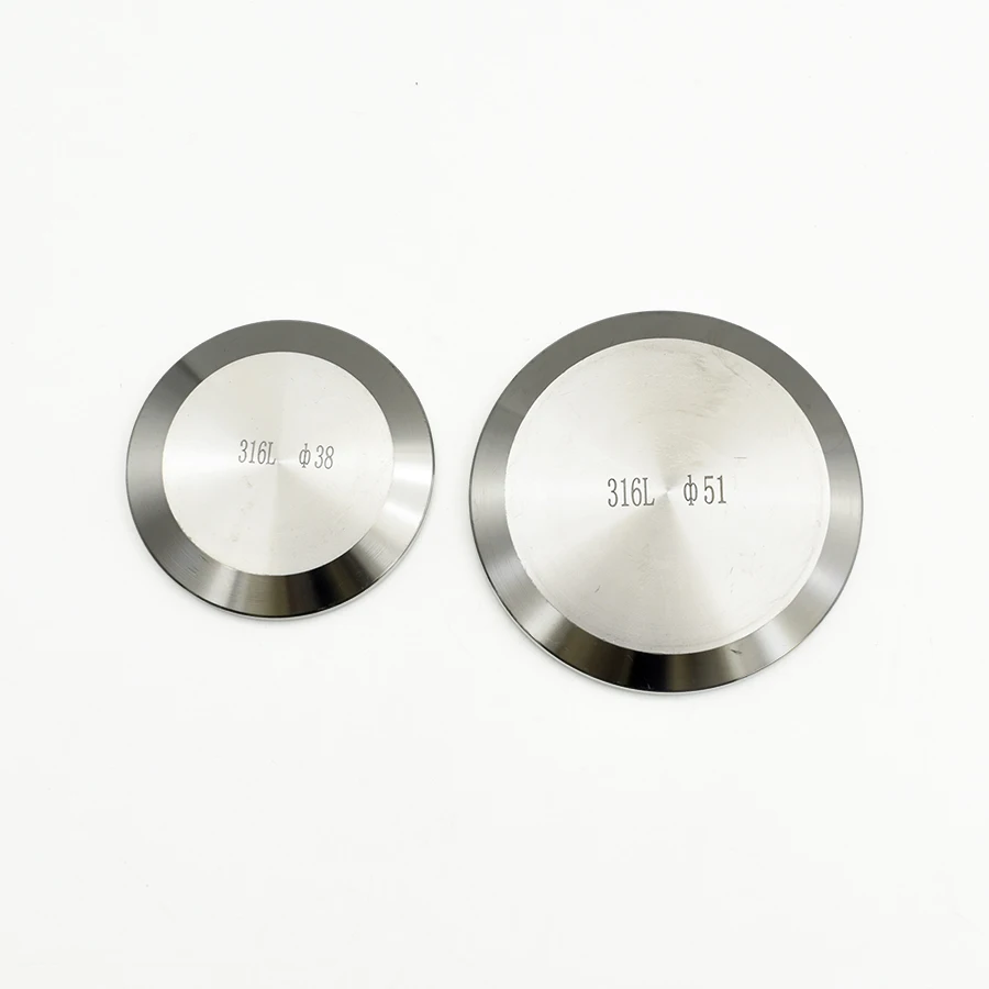 OD 25.4-183mm Stainless Steel Sanitary SS304 316L TC Blind Cover  Tri Clamp Ferrule Flange