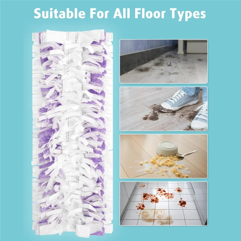 

A91P 24 PCS Disposable Power Mop Pads Refills For Swiffer Power Mop Pads Multi-Surface Mop And Power Mop Mop Floor Cleaning