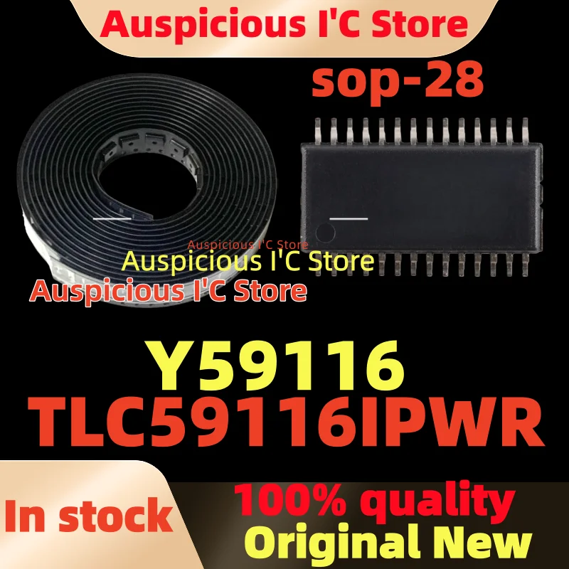

(5pcs)100%New TLC59116IPWR TLC59116 Y59116 sop-28