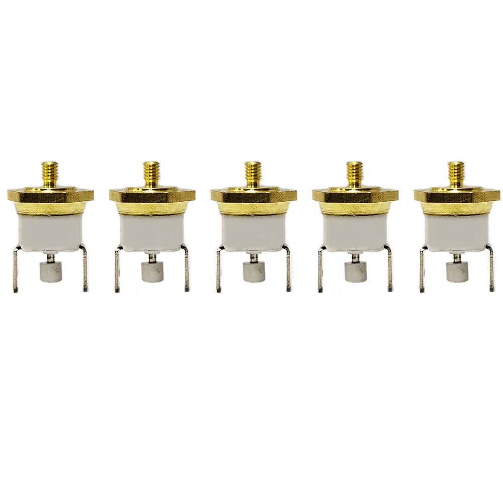 5PCS M4 185C Manual Reset Normal Closed 16A 250V Temperature Switch Screw Cap KSD301 Insurance Fuse Threaded Mount
