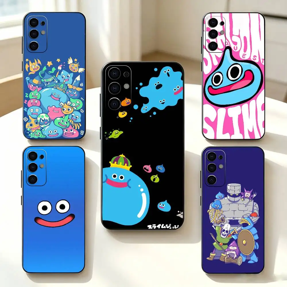 D-Dragon Q-Quest Slime Game   Phone Case For Samsung S25,S24,S21,S22,S23,S30,Ultra,S20,Plus,Fe,Soft Silicone Black Cover