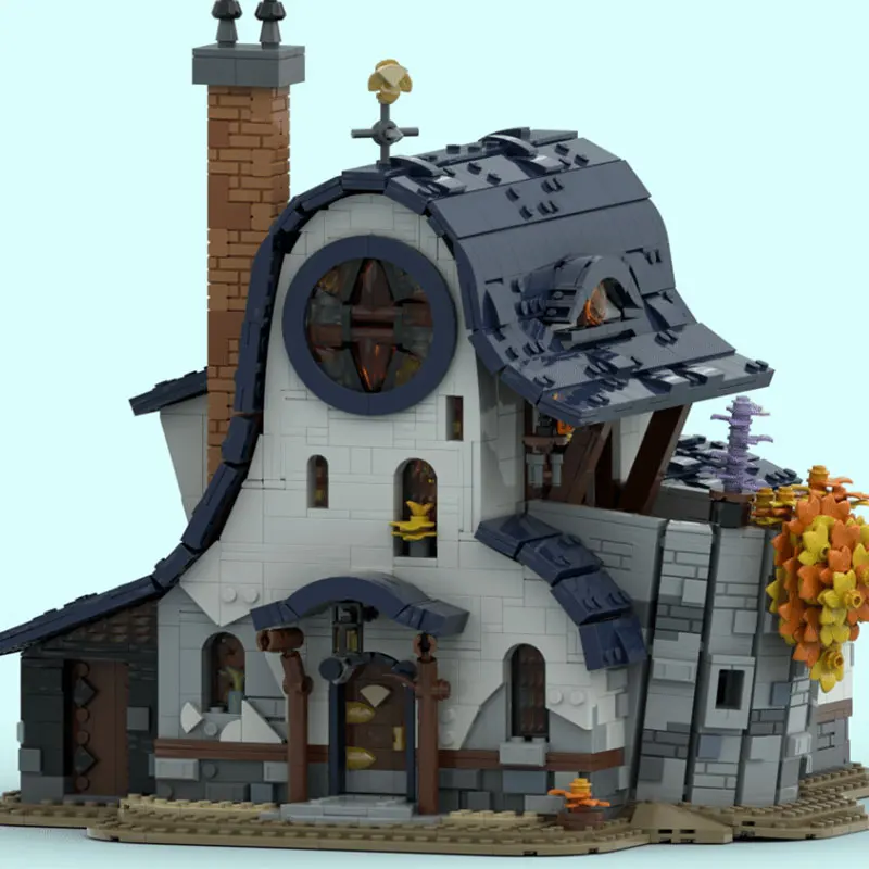 Spot MOC-159932 4053 шт., сборка мелких частиц, строительные блоки, модель дома в виде совы, игрушка в подарок