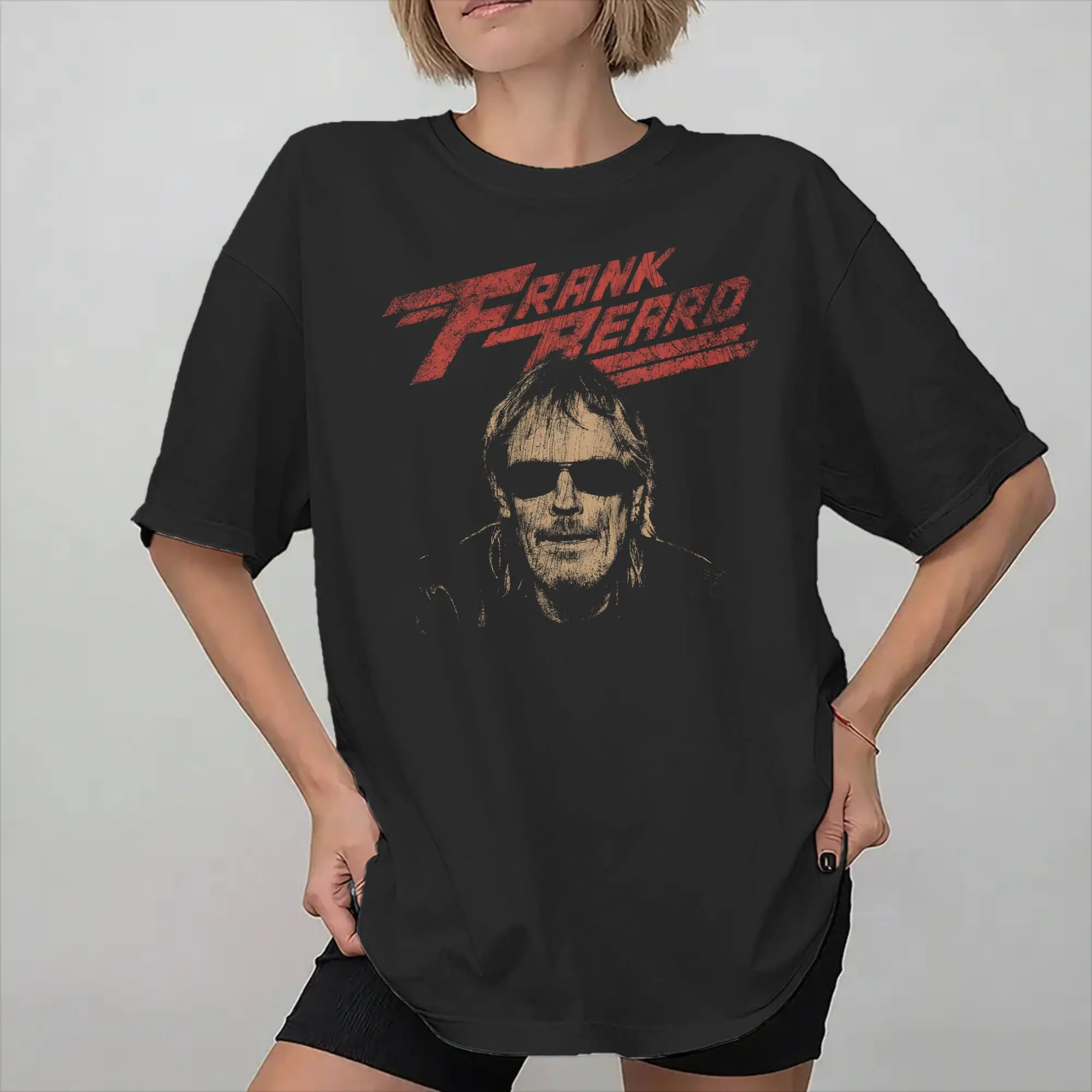 Men Women Printed RIP Frank Beard  Tee T Shirt Pure Cotton  T-shirts Clothing