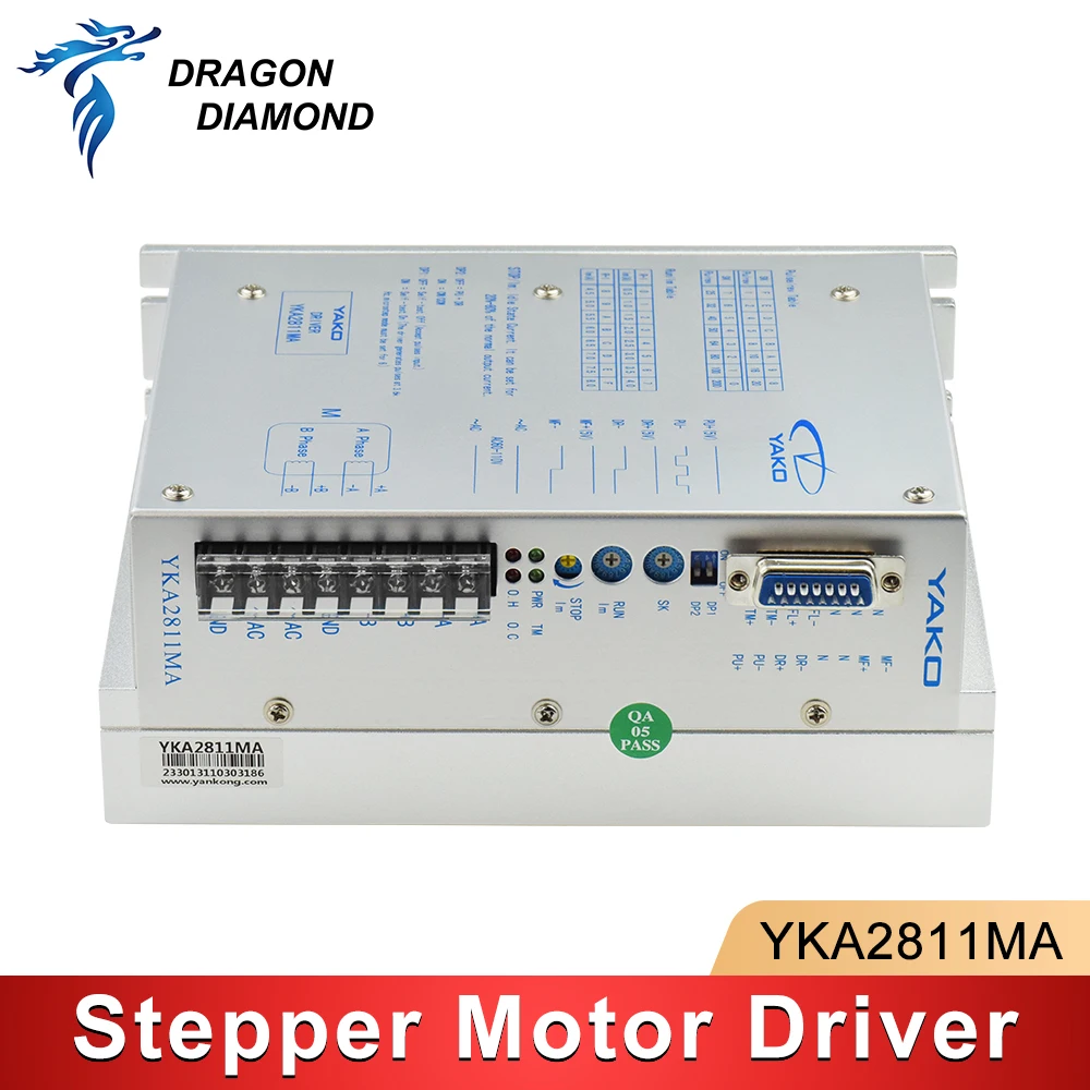 1pc YAKO YKA2811MA Stepper Motor Driver AC60-110V 8A 2-Phase Stepper Driver For CNC Milling Machine Engraving Nema 34 Motor