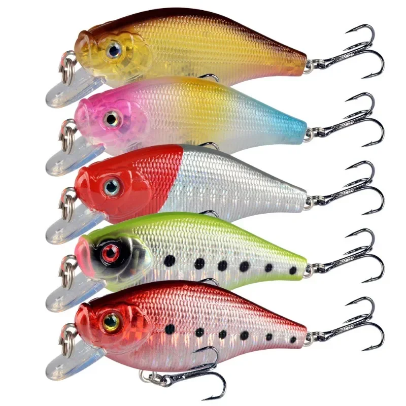 1pcs Crankbait Fishing Lure 6.5cm 7g Floating Crank Wobbler Artificial Bass Pike Hard Bait Japan Fishing Tackle Fishing Bait