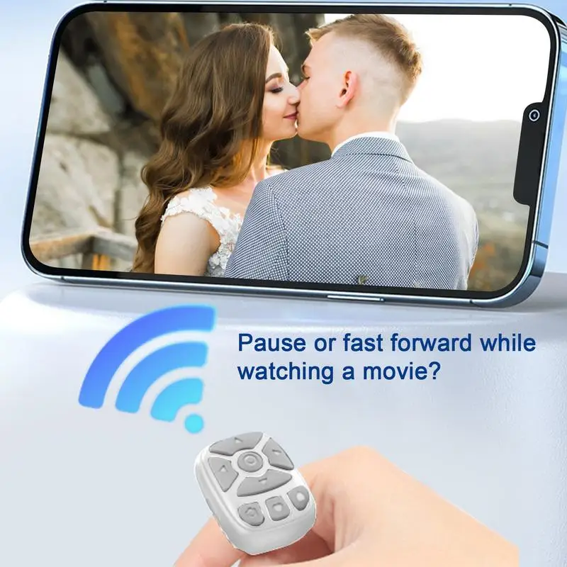 Phone Scroller Remote Finger Remote For Phonel Mobile Phone Controller Page Turner Clicker Phone Video Remote Control For Home