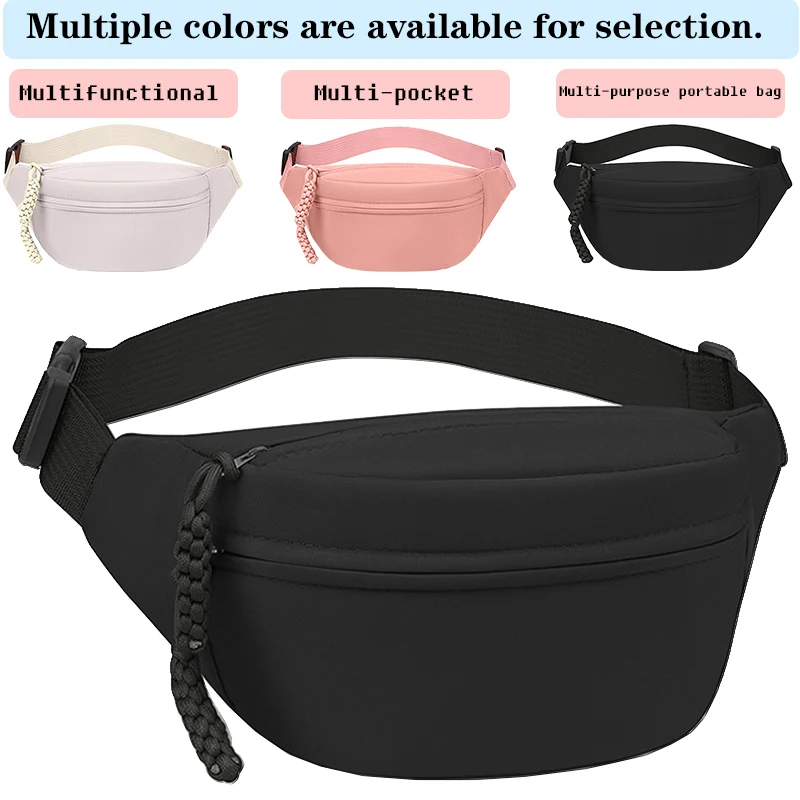Multi-Color Multifunctional Fanny Pack, Multi-Pocket, Multi-Purpose Portable Bag, Daily Outings & Travel, Stylish & Practical