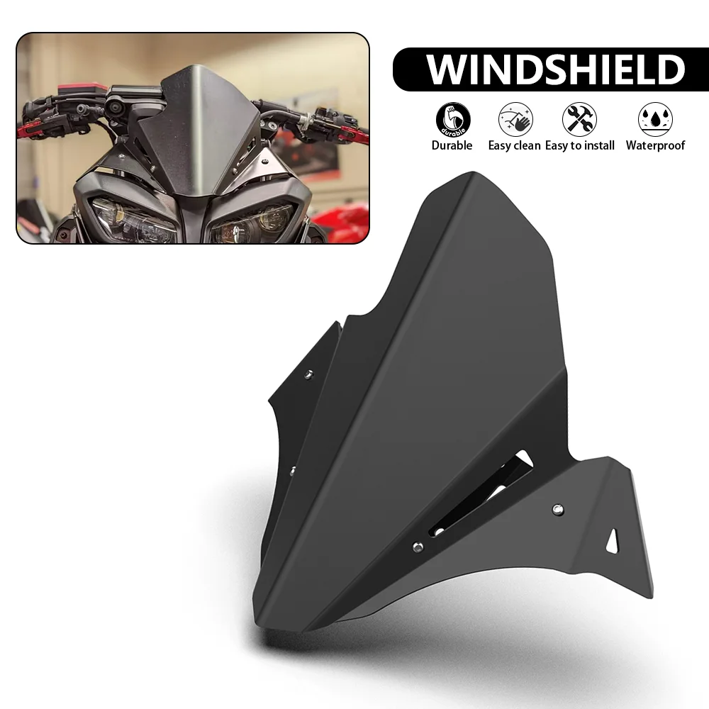 

New Motorcycle Accessories Windshield Windscreen Screen Protector Protection For Yamaha MT 09 / MT09 2017 2018 2019 2020 MT-09