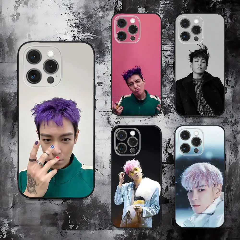 

C-Choi S-Seung Hyun T-TOP Phone Case For iPhone 16,15,14,13,12,11,Pro,Max,Plus,X,XS,SE,E,Mini,Soft Silicone Black Case