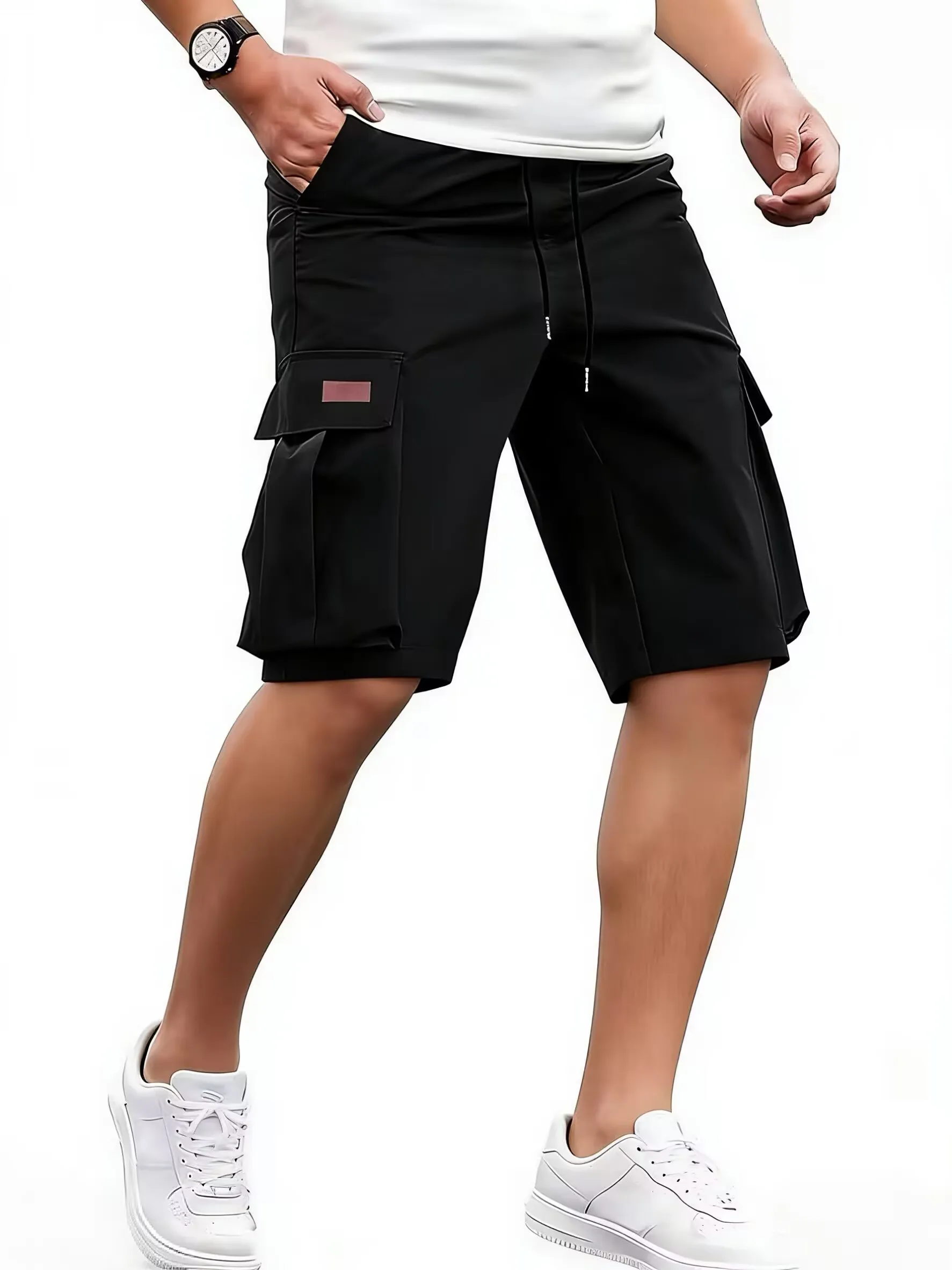 

2026Men's Summer New Arrival Straight Youth Trendy Workwear Five-Pocket Casual Sporty Fashion Trendy Straight Shorts