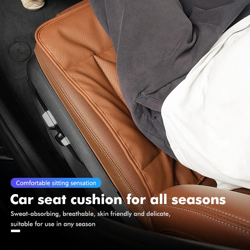 Breathable Car Seat Cover Cushion Mat Leather Seat Cushion For Ford S-MAX Kuga Mondeo Fusion KA Everest Escape ST Racing - view 3