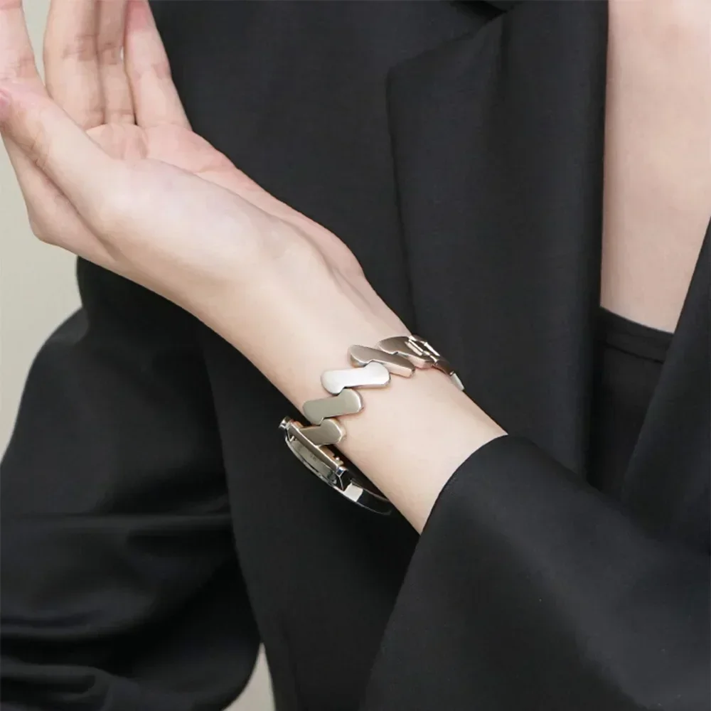 Tali logam 20mm untuk jam tangan Samsung Galaxy 7/6/5 40mm 44mm Active2 gelang wanita mewah untuk Huawei GT2/GT3 42mm Amazfit GTS 4 3 Bip