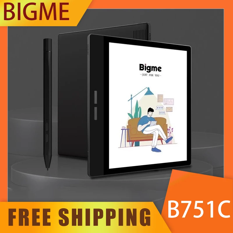 Bigme B751C E-Book Mini 7-Inch Kaleido 3 Ink Screen Reader Eye Protection Office Notebook 64gb Customized Novel Tablet Gifts